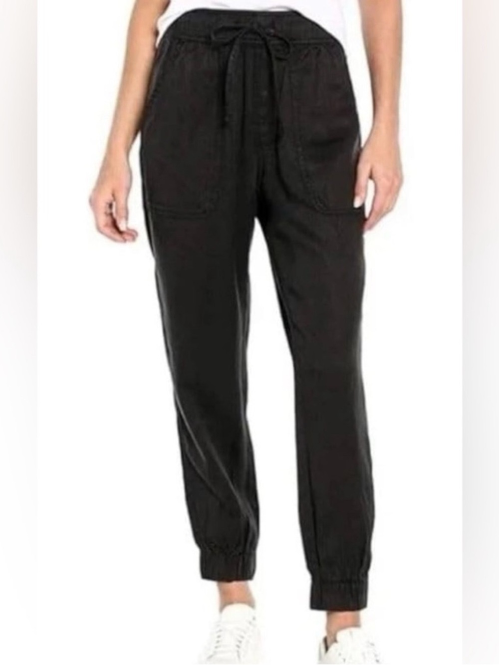 Buffalo David Bitton Black Drawstring Jogger Pants